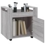 Carrito de escritorio contrachapada gris Sonoma 60x45x60 cm de vidaXL, Carros e islas - Ref: Foro24-816614, Precio: 54,76 €, ...