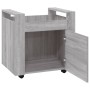 Carrito de escritorio contrachapada gris Sonoma 60x45x60 cm de vidaXL, Carros e islas - Ref: Foro24-816614, Precio: 54,76 €, ...