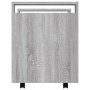 Carrito de escritorio contrachapada gris Sonoma 60x45x60 cm de vidaXL, Carros e islas - Ref: Foro24-816614, Precio: 54,76 €, ...