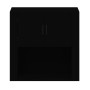 Armario de pared madera contrachapada negro 80x33x80 cm de vidaXL, Aparadores - Ref: Foro24-816585, Precio: 89,95 €, Descuent...