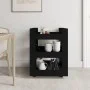 Carrito de cocina madera contrachapada negro 60x45x80 cm de vidaXL, Carros de cocina y comedor - Ref: Foro24-816817, Precio: ...