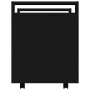 Carrito de escritorio madera contrachapada negro 60x45x60 cm de vidaXL, Carros e islas - Ref: Foro24-816609, Precio: 58,46 €,...