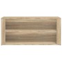 Mueble zapatero madera contrachapada roble Sonoma 100x35x45 cm de vidaXL, Zapateros y organizadores de calzado - Ref: Foro24-...