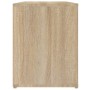 Mueble zapatero madera contrachapada roble Sonoma 100x35x45 cm de vidaXL, Zapateros y organizadores de calzado - Ref: Foro24-...