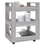 Carrito de cocina madera contrachapada gris Sonoma 60x45x80 cm de vidaXL, Carros de cocina y comedor - Ref: Foro24-816822, Pr...