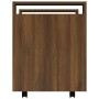Carrito de escritorio contrachapada marrón roble 60x45x60 cm de vidaXL, Carros e islas - Ref: Foro24-816615, Precio: 54,87 €,...