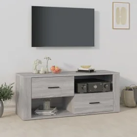 Mueble de TV madera contrachapada gris Sonoma 100x35x40 cm de vidaXL, Muebles TV - Ref: Foro24-823105, Precio: 72,39 €, Descu...