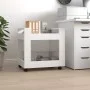 Carrito de escritorio madera contrachapada blanco 60x45x60 cm de vidaXL, Carros e islas - Ref: Foro24-816600, Precio: 43,97 €...