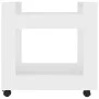 Carrito de escritorio madera contrachapada blanco 60x45x60 cm de vidaXL, Carros e islas - Ref: Foro24-816600, Precio: 43,97 €...