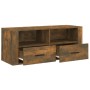 Mueble para TV madera contrachapada roble ahumado 100x35x40 cm de vidaXL, Muebles TV - Ref: Foro24-816813, Precio: 65,06 €, D...