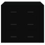 Aparador de madera contrachapada negro 80x33x70 cm de vidaXL, Aparadores - Ref: Foro24-816577, Precio: 99,90 €, Descuento: %