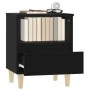 Mesita de noche negro 40x35x50 cm de vidaXL, Mesitas de noche - Ref: Foro24-821796, Precio: 42,79 €, Descuento: %
