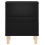Mesita de noche negro 40x35x50 cm de vidaXL, Mesitas de noche - Ref: Foro24-821796, Precio: 43,34 €, Descuento: %