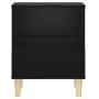 Mesita de noche negro 40x35x50 cm de vidaXL, Mesitas de noche - Ref: Foro24-821796, Precio: 42,79 €, Descuento: %