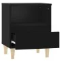 Mesita de noche negro 40x35x50 cm de vidaXL, Mesitas de noche - Ref: Foro24-821796, Precio: 42,79 €, Descuento: %
