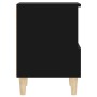 Mesita de noche negro 40x35x50 cm de vidaXL, Mesitas de noche - Ref: Foro24-821796, Precio: 43,34 €, Descuento: %