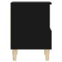 Mesita de noche negro 40x35x50 cm de vidaXL, Mesitas de noche - Ref: Foro24-821796, Precio: 42,79 €, Descuento: %
