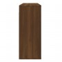 Armario de pared madera contrachapada marrón roble 80x33x80 cm de vidaXL, Aparadores - Ref: Foro24-816591, Precio: 68,17 €, D...