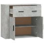 Aparador de madera contrachapada gris hormigón 80x33x70 cm de vidaXL, Aparadores - Ref: Foro24-816572, Precio: 94,85 €, Descu...