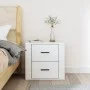 Mesita de noche de pared blanca 50x36x47 cm de vidaXL, Taquillas y armarios de almacenamiento - Ref: Foro24-816856, Precio: 4...