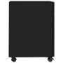Armario archivador móvil acero negro 30x45x59 cm en Armarios archivadores | Comprar online en Foru.es