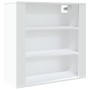 Armario de pared madera contrachapada blanco 80x33x80 cm de vidaXL, Aparadores - Ref: Foro24-816592, Precio: 63,89 €, Descuen...