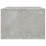 Mueble de TV colgante madera gris hormigón 80x36x25 cm de vidaXL, Muebles TV - Ref: Foro24-816836, Precio: 48,92 €, Descuento: %