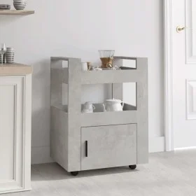 Concrete gray plywood kitchen cart 60x45x80cm by vidaXL, Kitchen and dining carts - Ref: Foro24-816828, Price: 72,66 €, Disco...