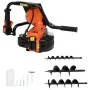 Orange Auger Soil Drill by vidaXL, Helical augers - Ref: Foro24-140340, Price: 233,11 €, Discount: %