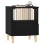 Mesitas de noche 2 unidades negro 40x35x50 cm de vidaXL, Mesitas de noche - Ref: Foro24-821797, Precio: 63,13 €, Descuento: %
