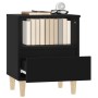 Mesitas de noche 2 unidades negro 40x35x50 cm de vidaXL, Mesitas de noche - Ref: Foro24-821797, Precio: 63,13 €, Descuento: %
