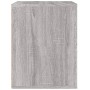 Mesita de noche de pared gris Sonoma 50x36x47 cm de vidaXL, Taquillas y armarios de almacenamiento - Ref: Foro24-816862, Prec...