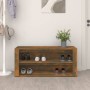 Mueble zapatero madera contrachapada roble ahumado 100x35x45 cm de vidaXL, Zapateros y organizadores de calzado - Ref: Foro24...