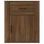 Mesita de noche madera contrachapada marrón roble 50x36x60 cm de vidaXL, Mesitas de noche - Ref: Foro24-816727, Precio: 59,31...