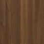 Mesita de noche madera contrachapada marrón roble 50x36x60 cm de vidaXL, Mesitas de noche - Ref: Foro24-816727, Precio: 59,31...
