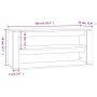 Mueble zapatero madera contrachapada gris hormigón 100x35x45 cm de vidaXL, Zapateros y organizadores de calzado - Ref: Foro24...
