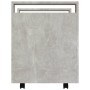 Carrito de escritorio contrachapada gris hormigón 60x45x60 cm de vidaXL, Carros e islas - Ref: Foro24-816612, Precio: 57,57 €...