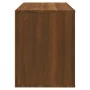 Mueble zapatero contrachapada color marrón roble 80x35x45 cm de vidaXL, Zapateros y organizadores de calzado - Ref: Foro24-81...