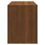 Mueble zapatero contrachapada color marrón roble 80x35x45 cm de vidaXL, Zapateros y organizadores de calzado - Ref: Foro24-81...