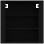 Armario de pared madera contrachapada negro 80x33x80 cm de vidaXL, Aparadores - Ref: Foro24-816593, Precio: 61,33 €, Descuent...