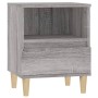 Mesita de noche gris Sonoma 40x35x50 cm de vidaXL, Mesitas de noche - Ref: Foro24-821806, Precio: 42,74 €, Descuento: %