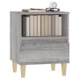 Mesita de noche gris Sonoma 40x35x50 cm de vidaXL, Mesitas de noche - Ref: Foro24-821806, Precio: 42,74 €, Descuento: %