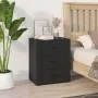 Mesita de noche madera contrachapada negro 50x36x60 cm de vidaXL, Mesitas de noche - Ref: Foro24-816713, Precio: 78,66 €, Des...