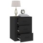 Mesita de noche madera contrachapada negro 50x36x60 cm de vidaXL, Mesitas de noche - Ref: Foro24-816713, Precio: 79,99 €, Des...