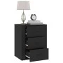 Mesita de noche madera contrachapada negro 50x36x60 cm de vidaXL, Mesitas de noche - Ref: Foro24-816713, Precio: 78,66 €, Des...
