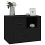 Mesita de noche madera contrachapada negro 60x36x45 cm de vidaXL, Mesitas de noche - Ref: Foro24-816737, Precio: 59,33 €, Des...