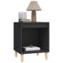 Mesitas de noche 2 unidades negro 40x35x50 cm de vidaXL, Mesitas de noche - Ref: Foro24-821861, Precio: 42,40 €, Descuento: %