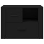 Mesita de noche madera contrachapada negro 60x36x45 cm de vidaXL, Mesitas de noche - Ref: Foro24-816737, Precio: 59,33 €, Des...