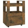 Smoked oak plywood kitchen cart 60x45x80cm by vidaXL, Kitchen and dining carts - Ref: Foro24-816829, Price: 55,24 €, Discount: %
