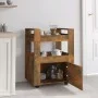 Smoked oak plywood kitchen cart 60x45x80cm by vidaXL, Kitchen and dining carts - Ref: Foro24-816829, Price: 55,24 €, Discount: %